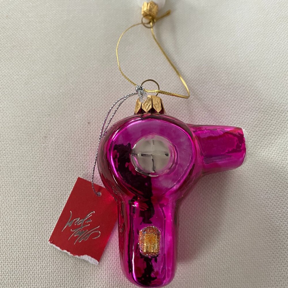 LORD & TAYLOR HAIRDRYER ORNAMENT NWT